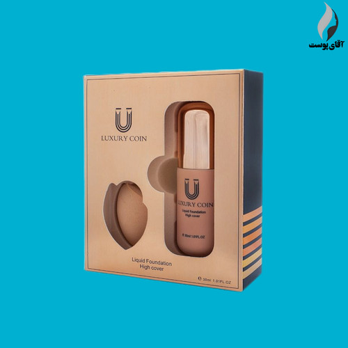 ست کرم پودر لاکچری کوین به همراه پد